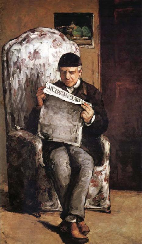 Paul Cezanne Portrait du Pere de l-Artiste oil painting image